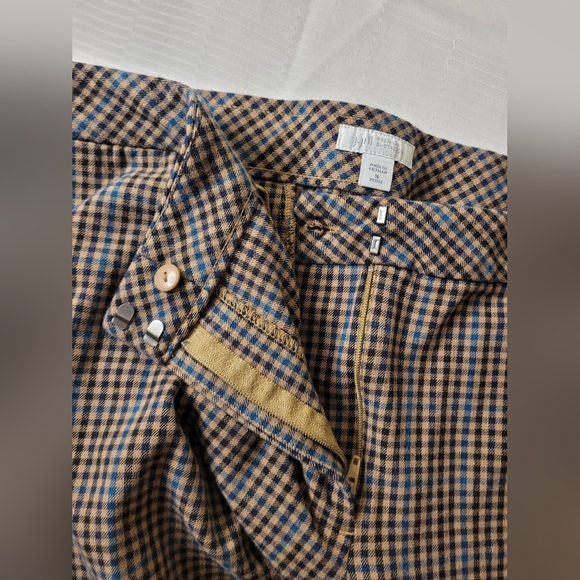 DONATED!!!J. Jill Premium Bi-Stretch Checkered Cropped Pants sz 16 Petite 161322 - Picture 5 of 11